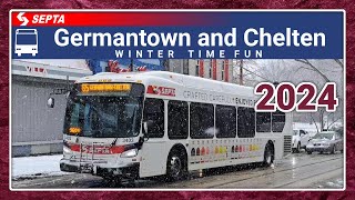 SEPTA Buses Play in the Snow at Germantown and Chelten! - SEPTA TrAcSe 2024 by DashTransit 1,220 views 2 months ago 9 minutes, 11 seconds
