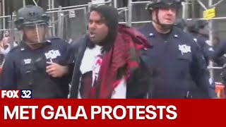 NYPD arrests 2 dozen protesters during Meta Gala