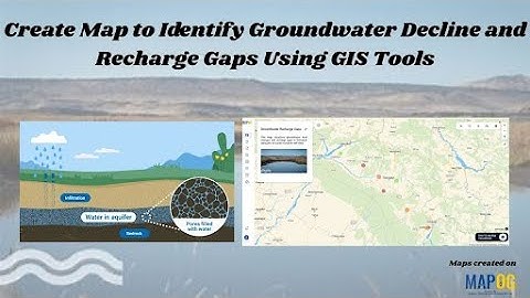 Map Groundwater Decline & Recharge Gaps with Excel – No GIS Skills Needed #mapog #nocode #water #gis