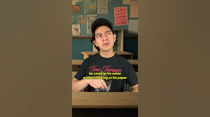 Taking notes without looking at paper…