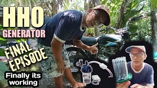 HHO GENERATOR | the FINAL EPISODE | hho generator run as a fuel | free fuel from water.