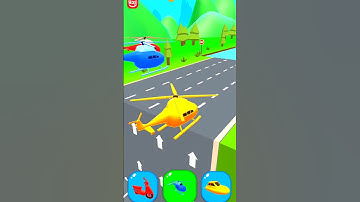 helicopter racing game #shorts #shapeshifting #level  931 🚗🚗