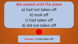 TEST YOUR ENGLISH GRAMMAR. TENSES / CORRECT FORM OF VERB. 5 Questions. Eng Grammar Quiz 8