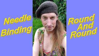 #Nalbinding - Needle Binding Making a row from loops.
