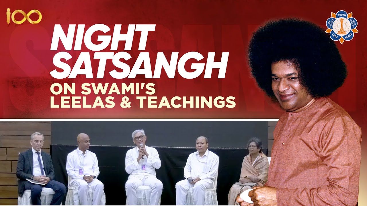 100 Combined Years With Sathya Sai A Spontaneous Night Satsangh Translation 