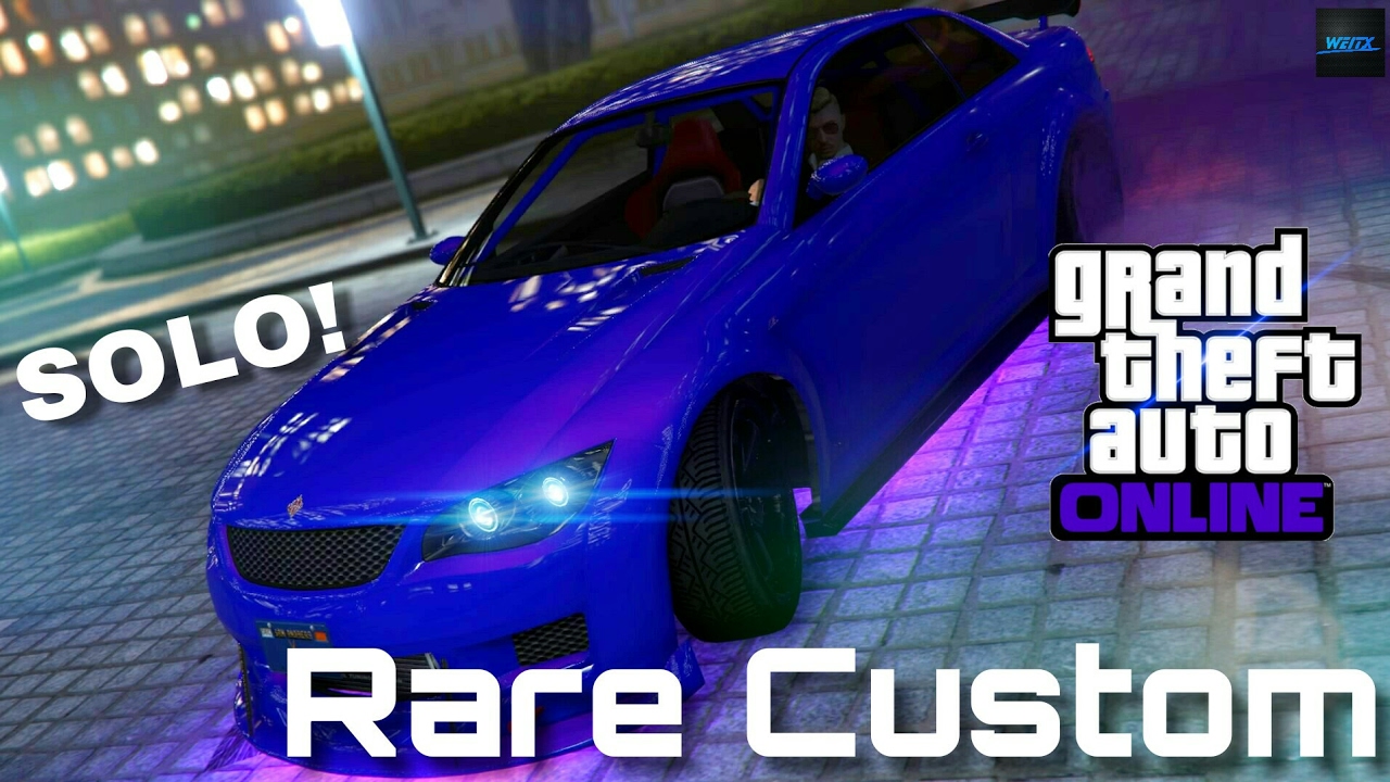 簡単 レアカスタム車を１人で入手する方法 Gta5 Youtube