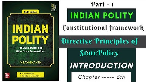 Indian Polity by M. laxmikanth (Video 8) - Directive Principles of State Policy || Indian_aksh
