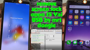 how to remove passcode oppo f5  by mrt dongle in meta mode