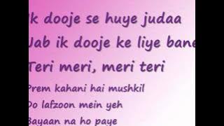 Teri Meri - Bodyguard lyrics