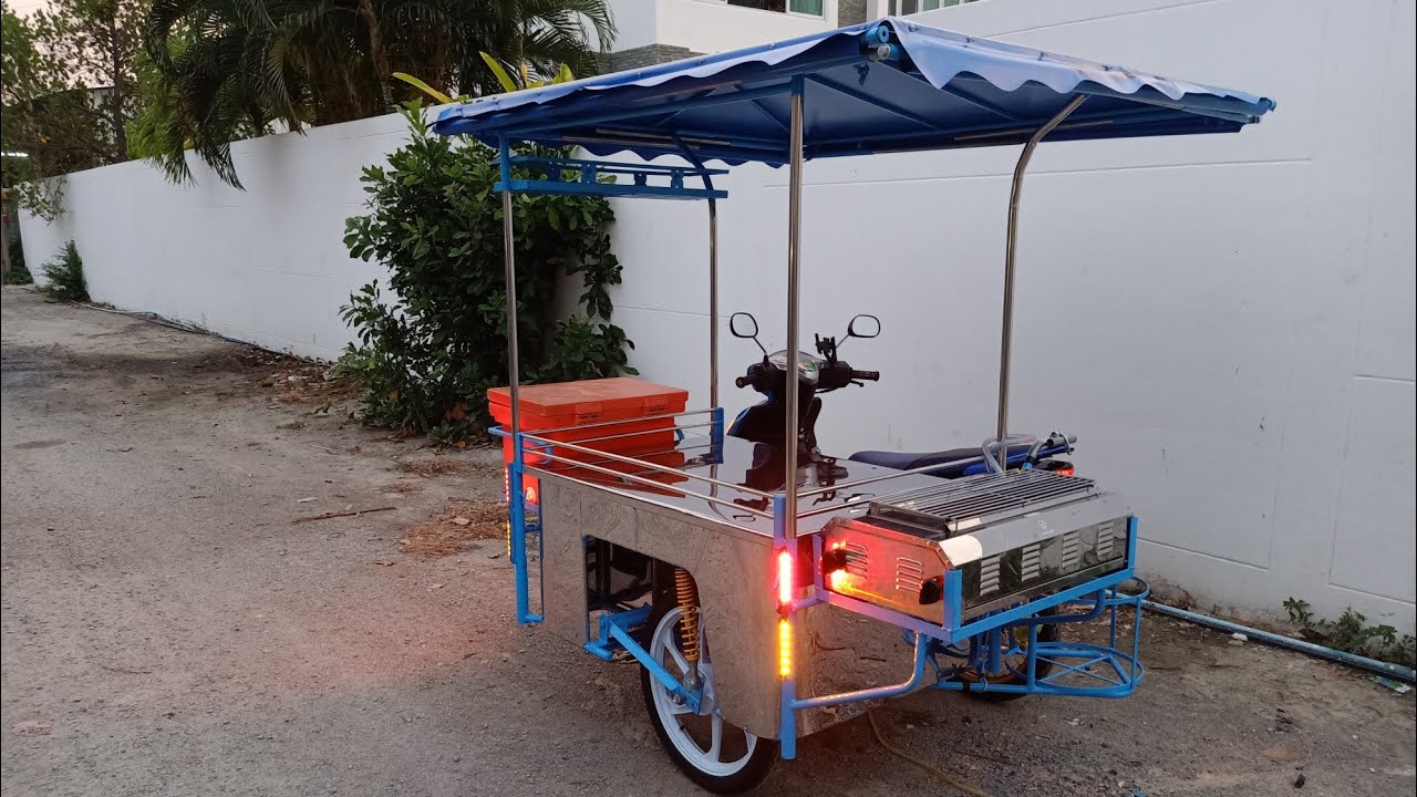 EP.21 รถพ่วงข้างขายหมูปิ้ง สนใจติดต่อโทร0653439962 อ.บางพลี จ.สมุทรปราการ