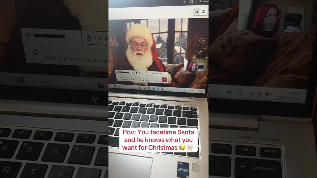 Pov: You FaceTime santa and he knows what you want for Christmas 😭#viral #teeth #fyp