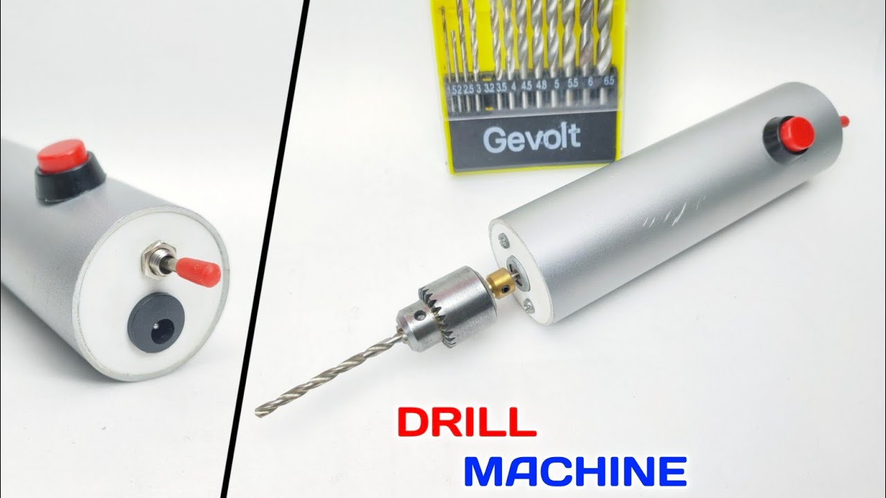 How To Make Powerful Drill Machine From PVC Pipe At Home ||....