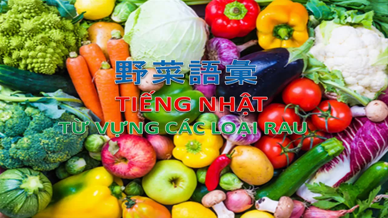 TỪ VỰNG TIẾNG NHẬT VỀ CÁC LOẠI RAU