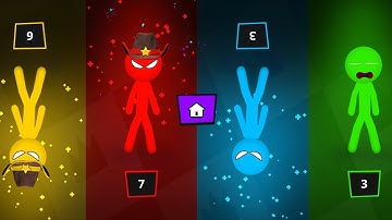 Stickman Party All Random Funny MINIGAMES 1 2 3 4 Player Games 2022 Gameplay