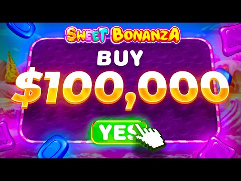 Risky $100,000 Bonus Buy on Sweet Bonanza…