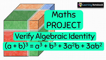 Verify Algebraic Identity a+b^3 || Class 9, 10 Maths Activity, Project, TLM