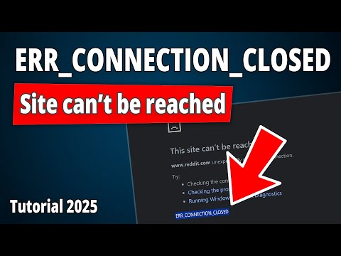 Fixing the ERR_CONNECTION_CLOSED Chrome Error