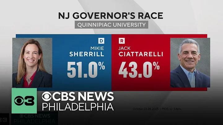 Mikie Sherrill has lead over Jack Ciattarelli in latest New Jersey governor's race poll