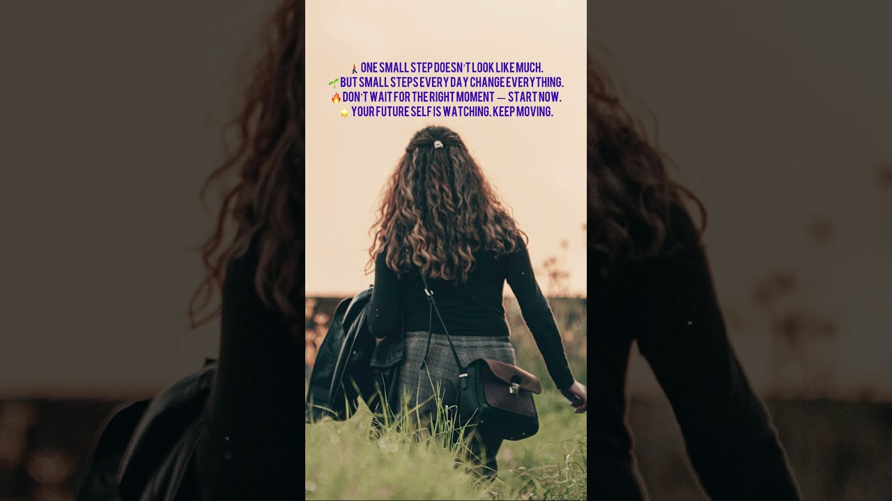 Small Steps, Big Change ✨ 