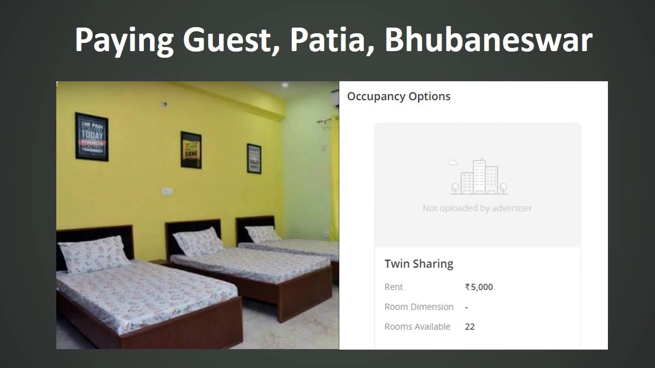 Paying Guest for Boys, in Patia, Bhubaneswar , Occupancy Type:-Double | PayingGuest | OBillboard.