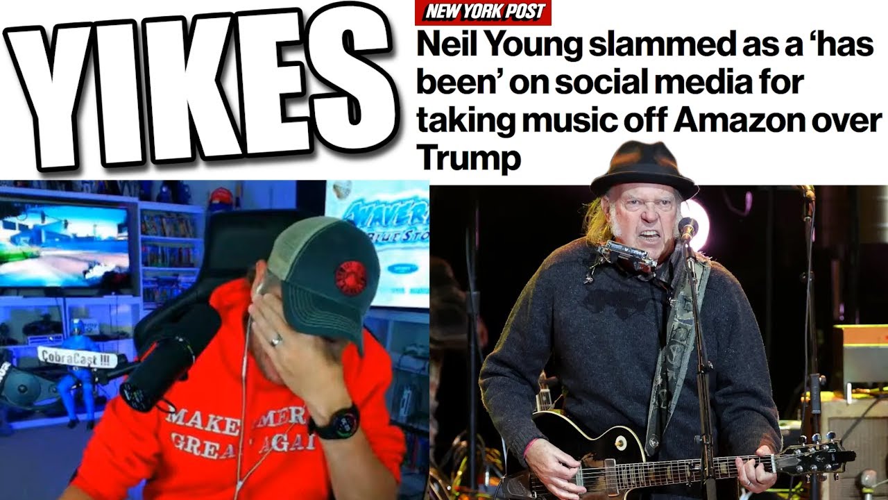 Антитрамповский крах Нила Янга — это просто жалко! | Удаляет музыку с Amazon в WOKE Tirade