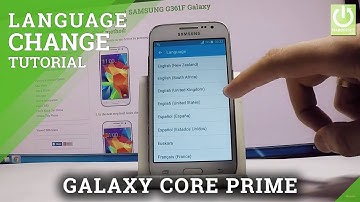 How to Change Language in SAMSUNG Galaxy Core Prime
