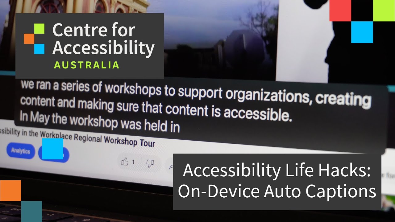Autotext Helping Device Youtube Script Accessibility Life Hacks: On-Device Auto Captions - YouTube