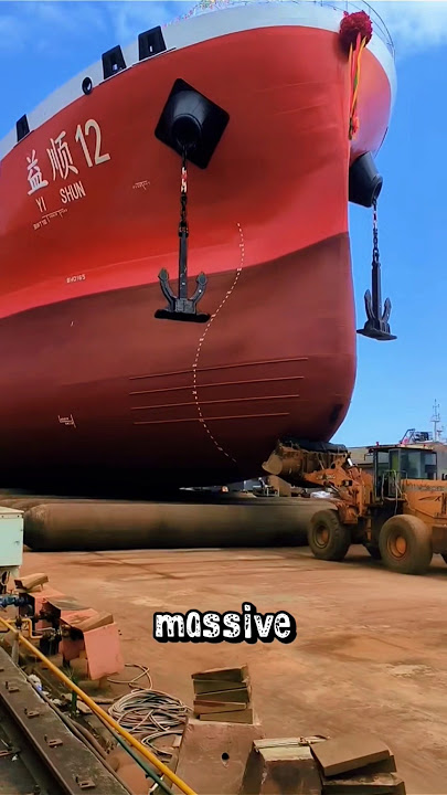 seconds of the ship launching process#shortvideos #shortsfeed