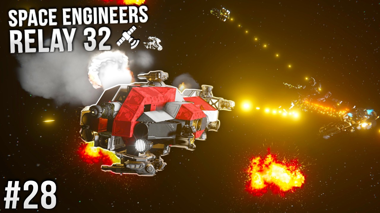 ESCAPING The Battle - Space Engineers: Relay 32 - Ep #28