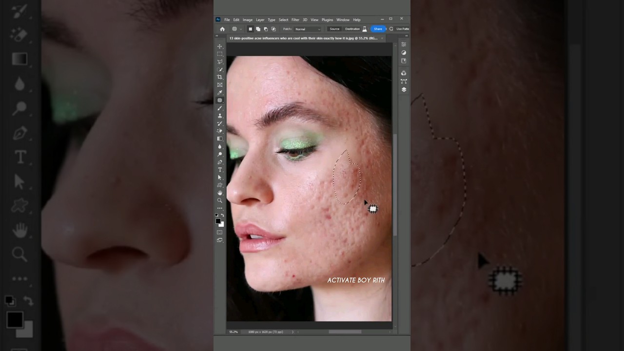 Remove acne, enhance portrait effortlessly in adobe photoshop 
