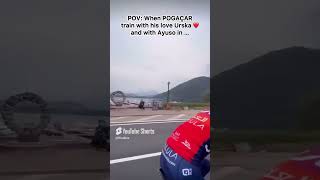 Tadej Pogaçar Urska Zigart And Juan Ayuso Trains Together In Italy