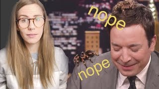 Reacting to BAD TARANTULA HANDLING ft Jimmy Fallon