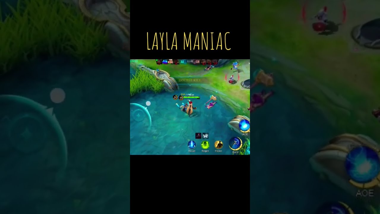 21 KILLS MANIAC Mlbb Mobilelegends Gameplay Mlbblayla