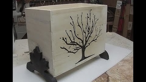 Magazine Rack CNC Box Joints