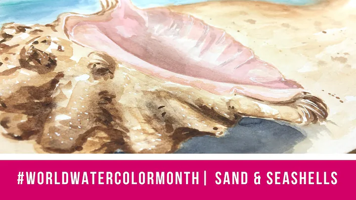 WWM Challenge | "Sand & Seashells" | Daniel Smith Watercolors & Escoda Versatil