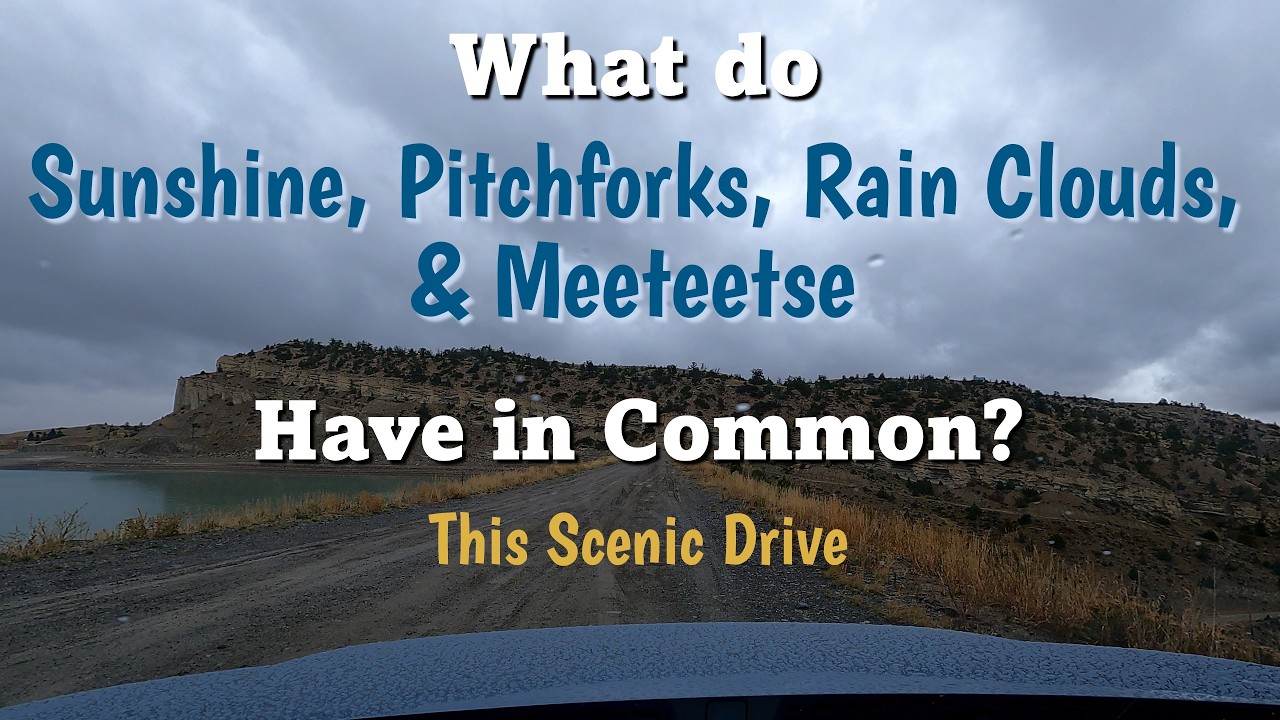 Rainy Day Drive to Meeteetse Wyoming, from the Upper Sunshine Reservoir - September 2025
