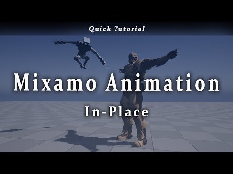 How to set ANY Mixamo Animation In Place - Root Motion Animation