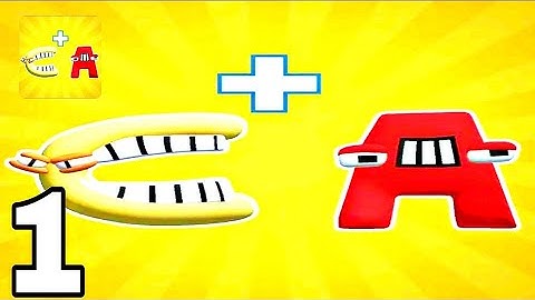 Merge Alphabet : Merge Lore ABC - Walkthrough Part 1 Levels 1-10 - Android ios Gameplay