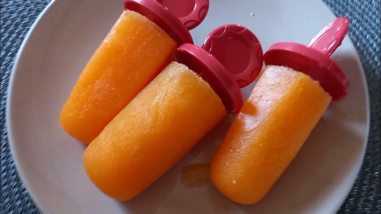 Orange Icecream। Mandarin Icecream। Orange Popsicle । Orange Lolly