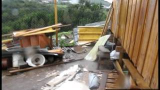 Campamentos de la Región del Bío Bío sufren los estragos del temporal