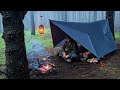 Solo Camping In Heavy Rain & Hail Storms Video Compilation