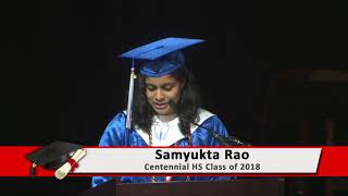 Centennial HS 2018 Commencement