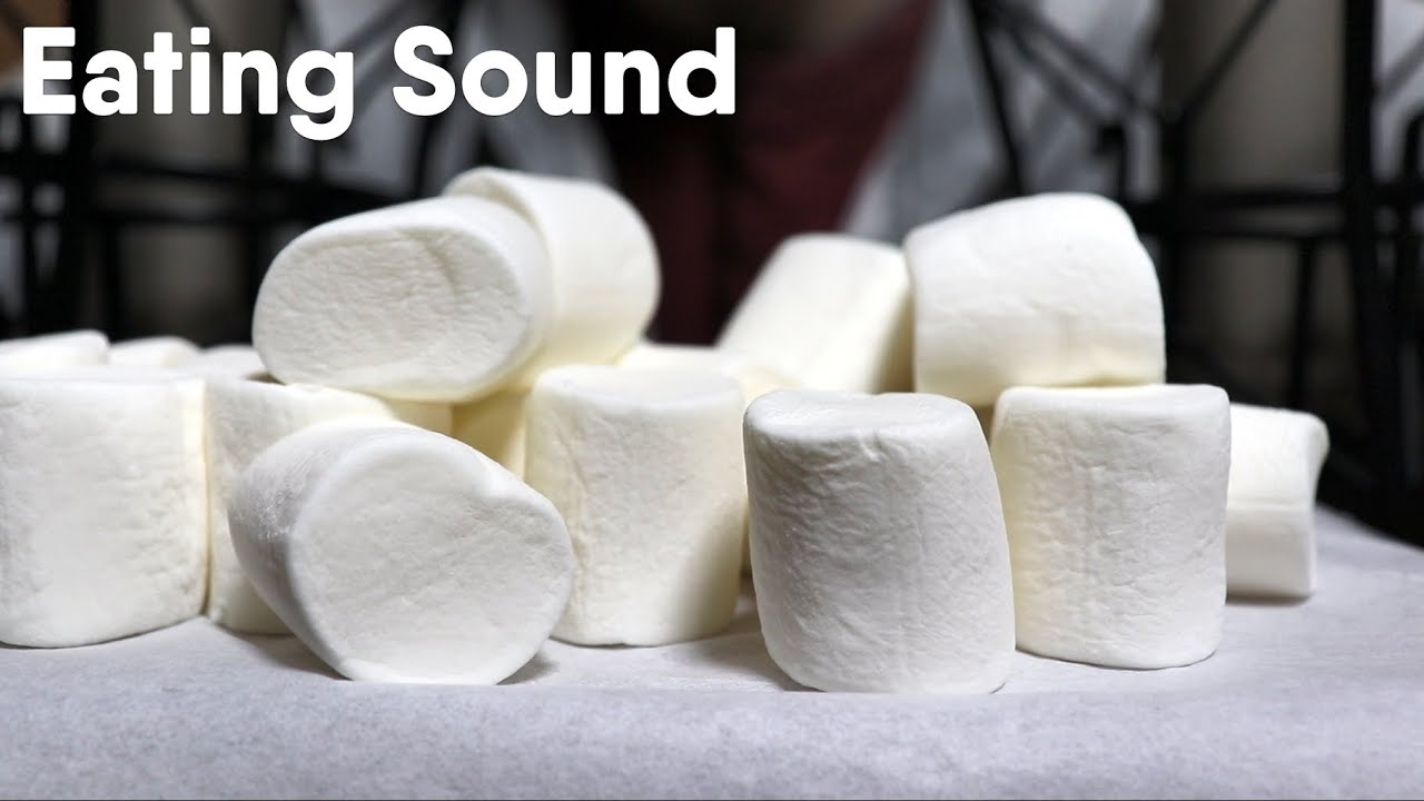 【もちゃシュワな咀嚼音】マシュマロ / Eating Sound【ASMR】