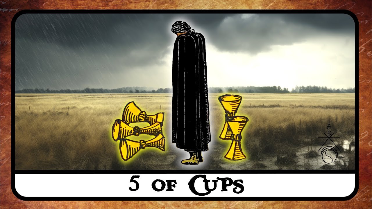 5 of Cups Tarot Card Meaning ☆ Reading, Reversed, Secrets, History