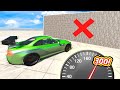 300MPH CAR vs WALL (Car Crashes Compilation BeamNG)