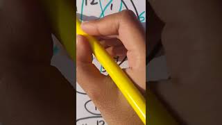 Number patterns using a clock dial #shorts