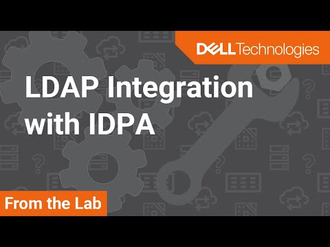 LDAP Integration with Integrated Data Protection Appliance (IDPA)