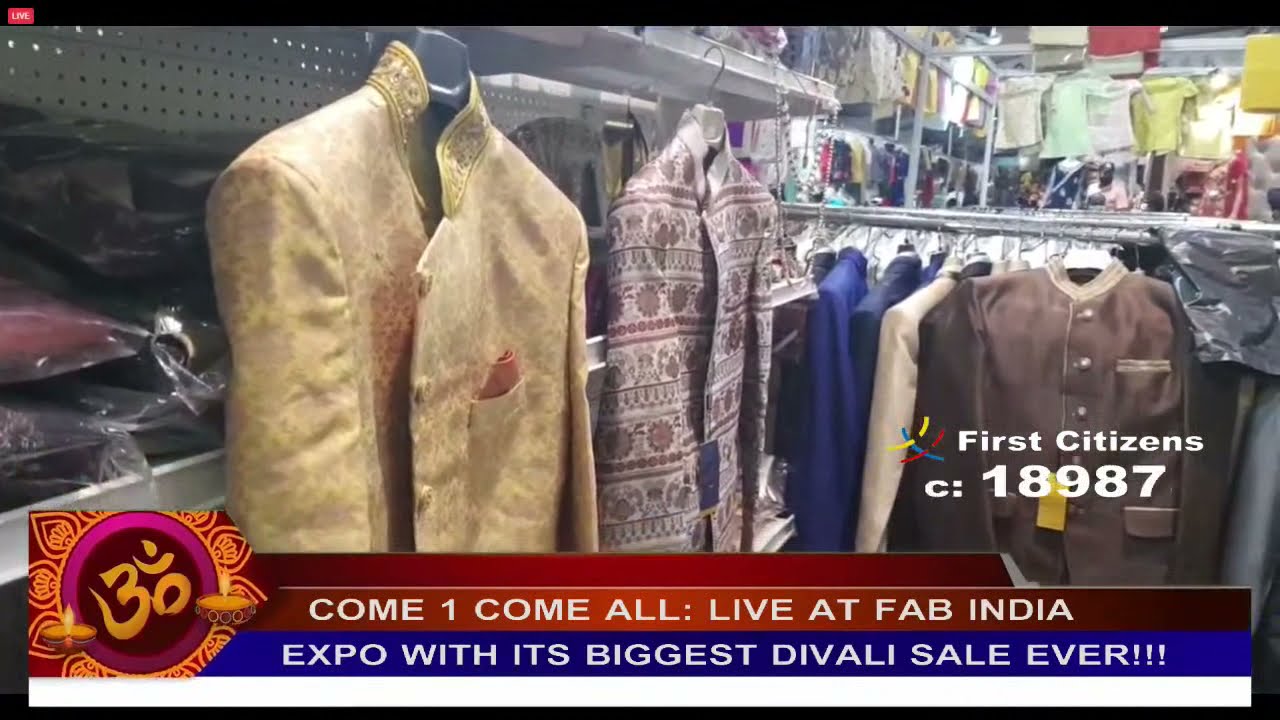 MONDAY 1ST NOVEMBER 2021- LIVE AT FAB INDIA EXPO OPPOSITE MEDFORD GAS STATION!!!