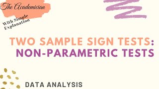 [DAXX] Two sample sign tests: Non-parametric tests
