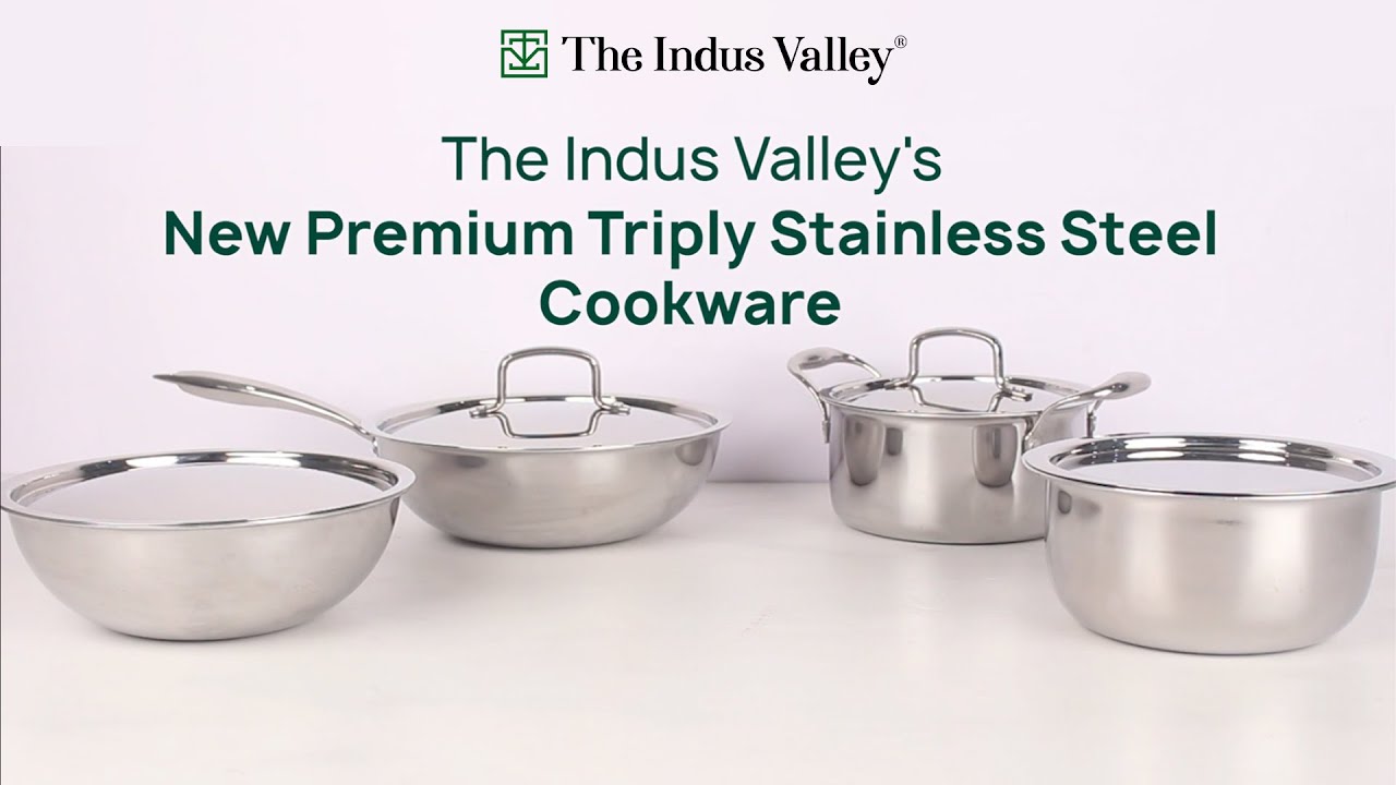 Triply Stainless Steel Cookware, Healthy Cookware